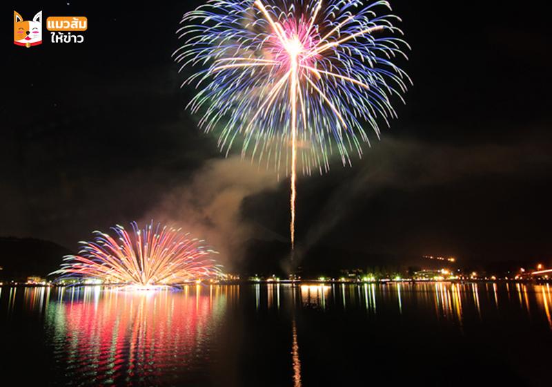 ประกาศเทศกาล Kawaguchiko winter fireworks 